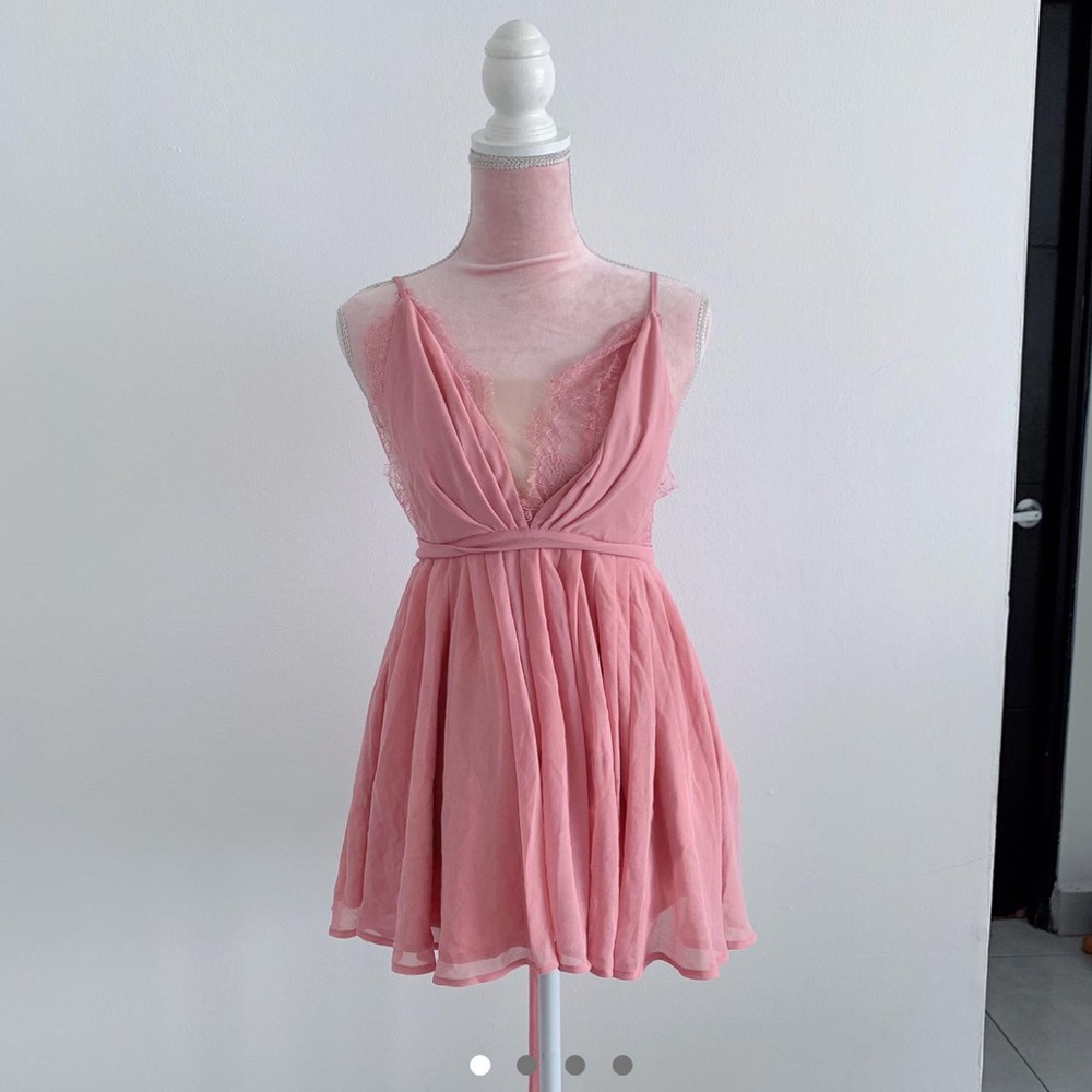 Revolve x Michael Costello Pink Dress